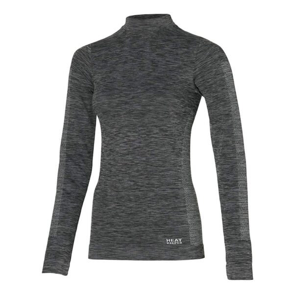 Heatkeeper Thermoshirt Lange Mouw Dames Premium Zwart Melange-S