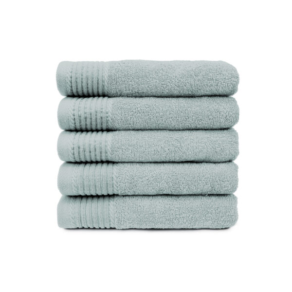 The One Handdoek 50x100 cm 450gram Licht grijs (5 stuks)