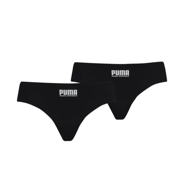 Puma Women Sporty Mesh Brazilian 2p Hang Black-XS