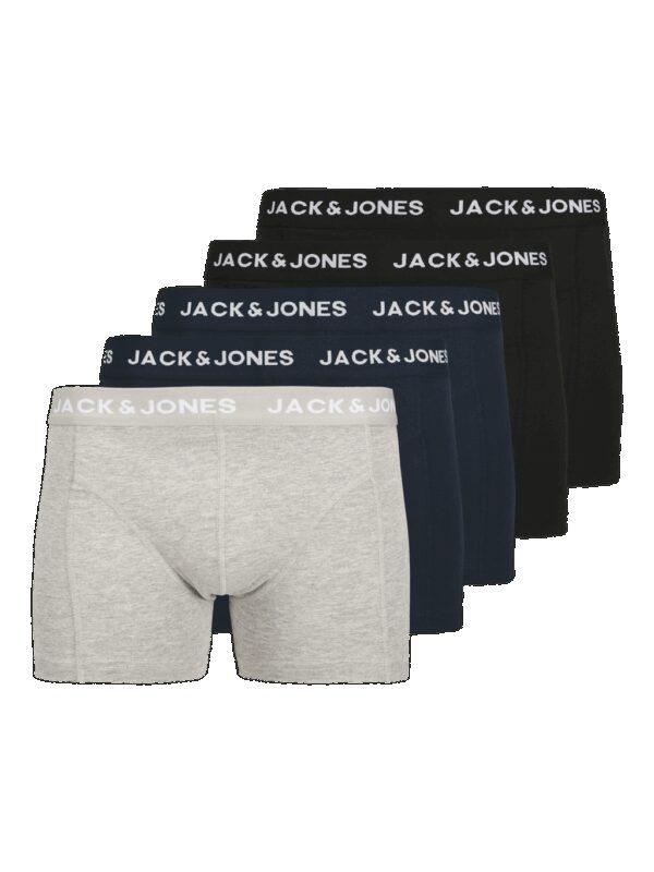 Jack & Jones Boxershorts JACANTHNONY Trunks 5-pack Navy / Black-XXL
