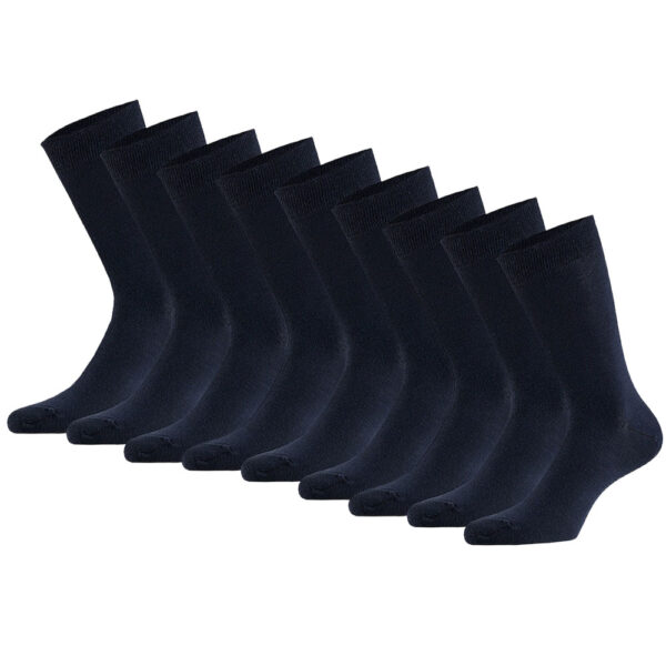 Apollo Sokken Basic Bamboo Navy 9-pack-43/46