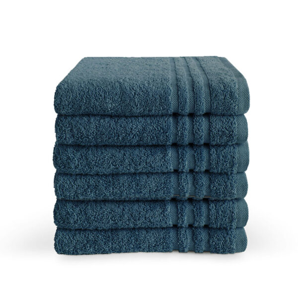 Byrklund Handdoek 50x100 cm 500gram Donkerblauw - 6 stuks