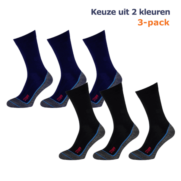 STAPP Wandelsokken Techno Boston Cool 3-pack Marine-39/42