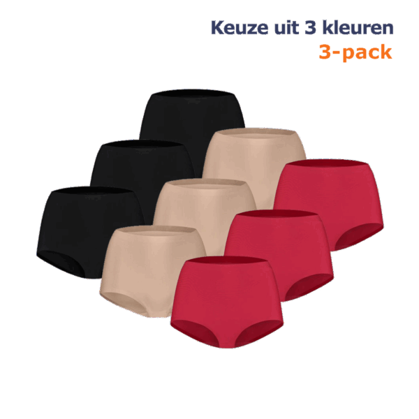 Ten Cate Secrets High Waist Slip 3-pack Walnut-L