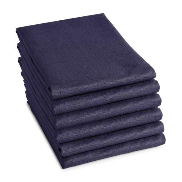 DDDDD Theedoek Logo Blauw - 6 stuks