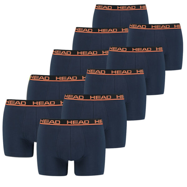 Head boxershorts Orange/Peacoat 10-Pack-L