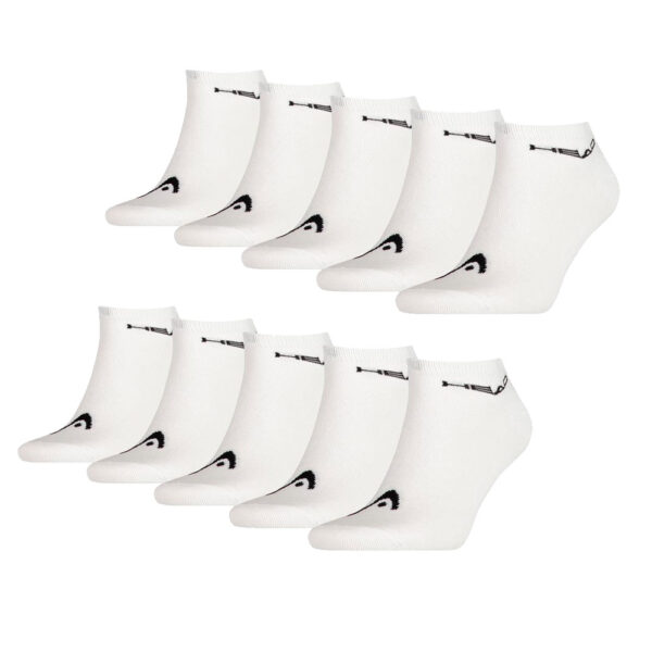 Head Sneaker sokken 10-pack Wit-43/46