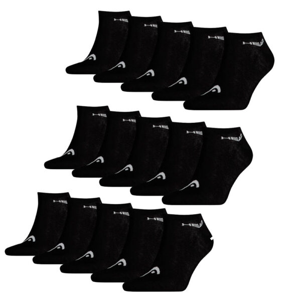 Head Sneaker sokken 15-pack Zwart-35/38