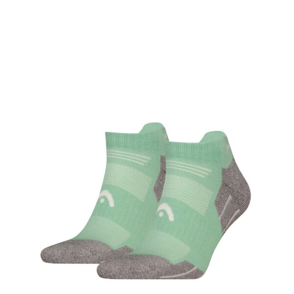 HEAD Wandelsokken All Climates Hiking Sneaker 2-pack Licht Groen-35/38