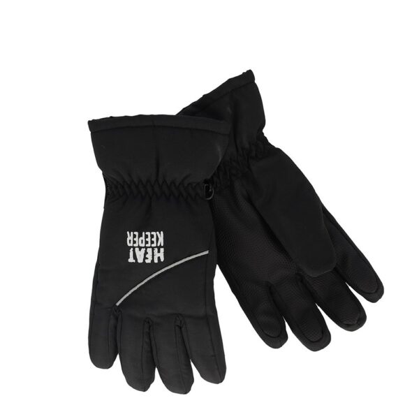 Heatkeeper Kinder Ski Handschoenen Zwart-9-12 jaar