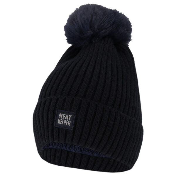 Heatkeeper Thermo Muts met Pompon Dames Navy