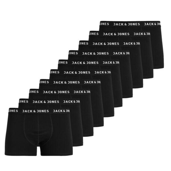 Jack & Jones Boxershorts JACHUEY Trunks 10-pack Zwart-XL