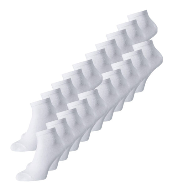 Jack & Jones Sneakersokken Heren JACDONGO 20-pack Wit-One size (41-46)