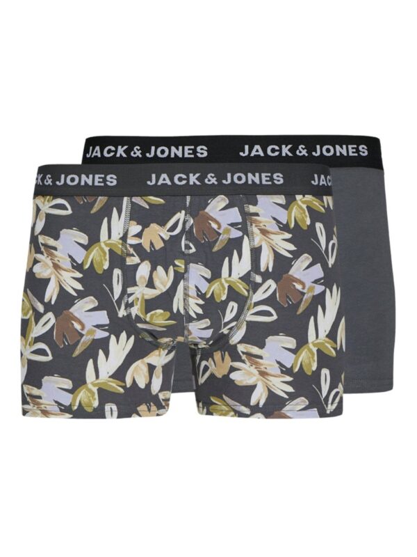 Jack & Jones Boxershorts JACABSTRACT 2-pack Iron Gate-XXL