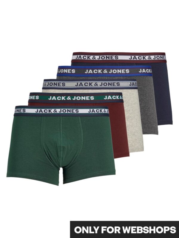 Jack & Jones Boxershorts JACOLIVER Trunks 5-pack Multicolor-XXL