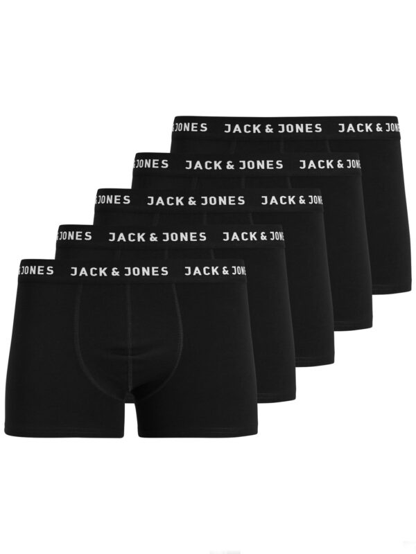 Jack & Jones Boxershorts JACHUEY Trunks 5-pack Zwart-XXL