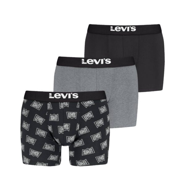 Levi's Boxershorts Giftbox 3-pack Black / Grey-XL
