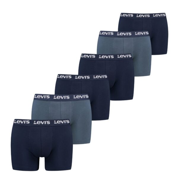 Levi's Boxershorts Repeat Logo 6-pack Navy-S