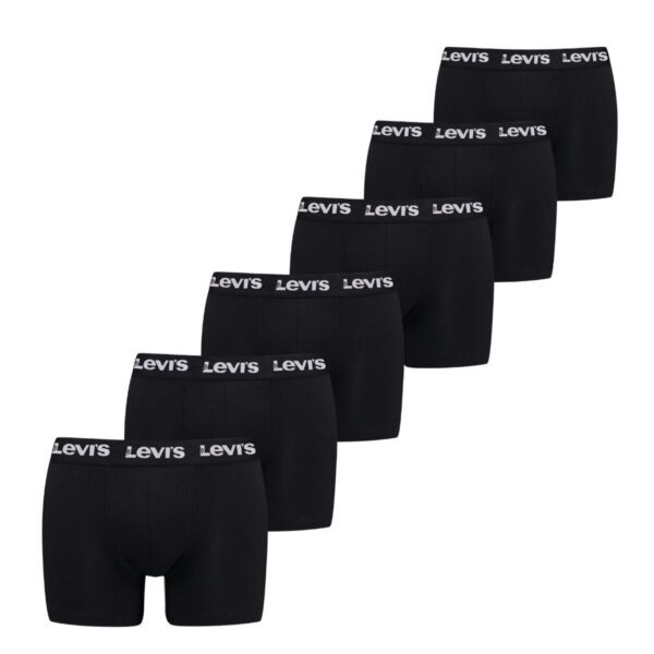 Levi's Boxershorts Repeat Logo 6-pack Zwart-XL