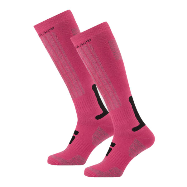 Poederbaas Skisokken 2-pack Pink-39/42
