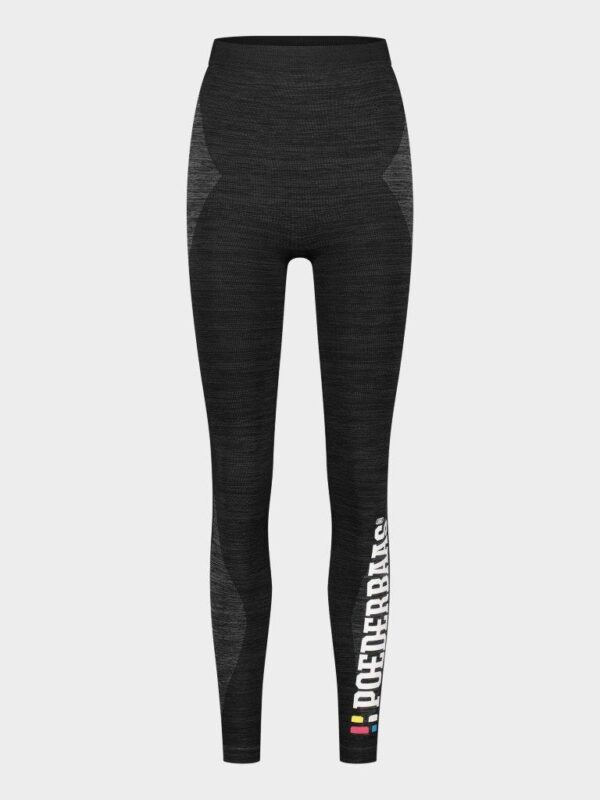 Poederbaas Thermo Legging Dames Technical Zwart-S