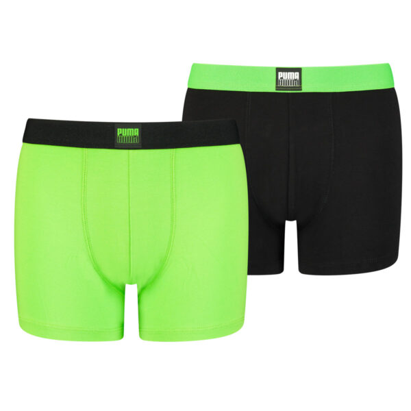 Puma Boys Placed Logo Boxer Green Combo 2-Pack-134/140
