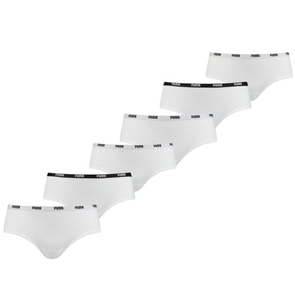 Puma Hipster Dames Wit 6-Pack-XL