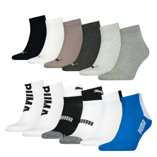 Puma Quarter Sokken Verrassingspakket 6-pack-35/38