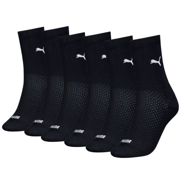 Puma Sokken Dames 6-pack Zwart-35/38