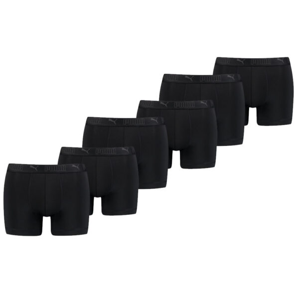 Puma Sport Boxershorts Microfiber 6-pack Zwart-L