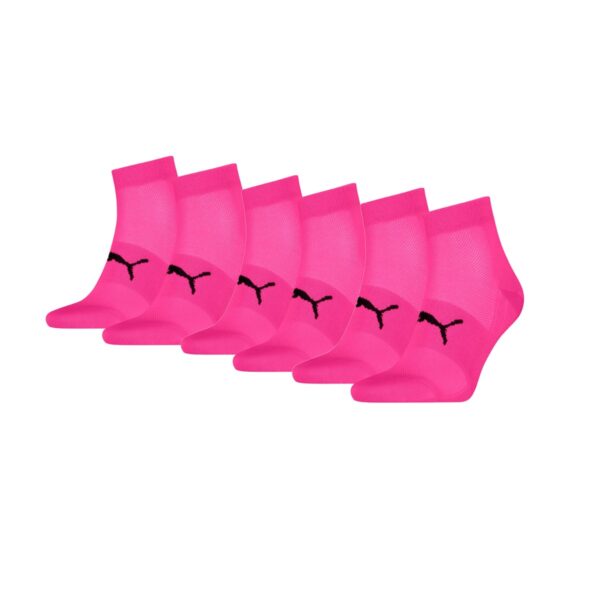 Puma Sport Quartersokken Light 6-pack Roze-35/38