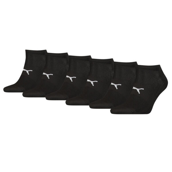 Puma Sport Sneakersokken Light 6-pack Zwart-35/38