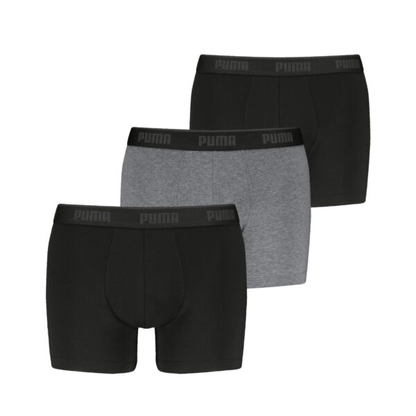 Puma Boxershorts Everyday 3-pack Black / Grey-XL