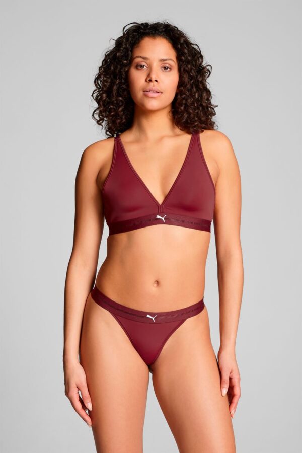 Puma Dames Sport Tanga String 2-pack Burgundy-L