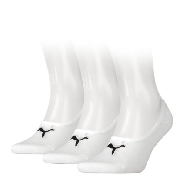 Puma sokken Footies wit 3-pack unisex-39-42