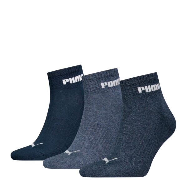 Puma Quartersokken Cushioned New Generation 3-pack Blue Combo-35/38