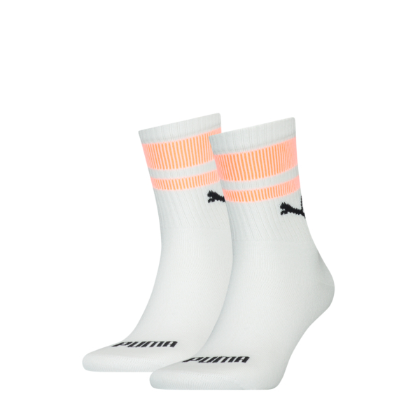 Puma Sokken Short Crew New Heritage 2-pack Wit / Oranje-43/46