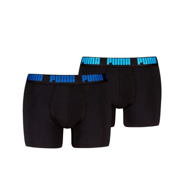 Puma Boxershorts Everyday Basic 2-pack Black / Blue-L