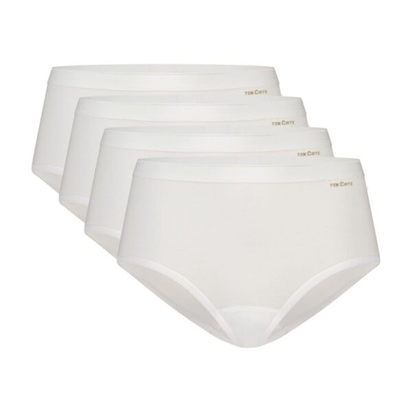 Ten Cate Basics Midi Slip 4-pack Wit-XXL
