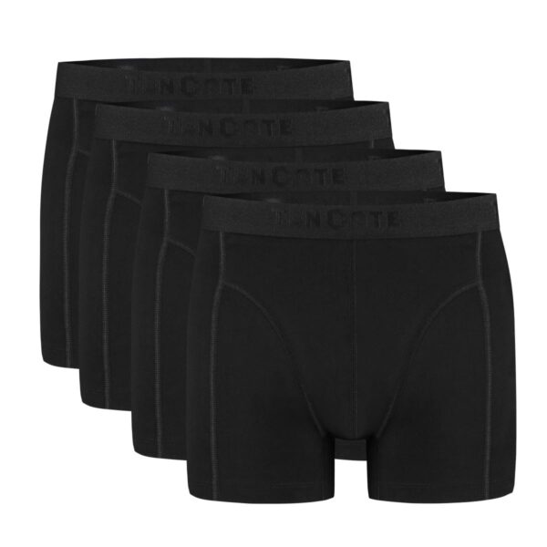 Ten Cate Boxershorts Organic Cotton 4-pack Zwart-L