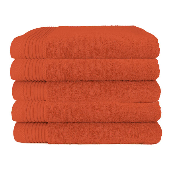 The One Handdoek Deluxe 50x100 550 gr Terra Spice (5 stuks)