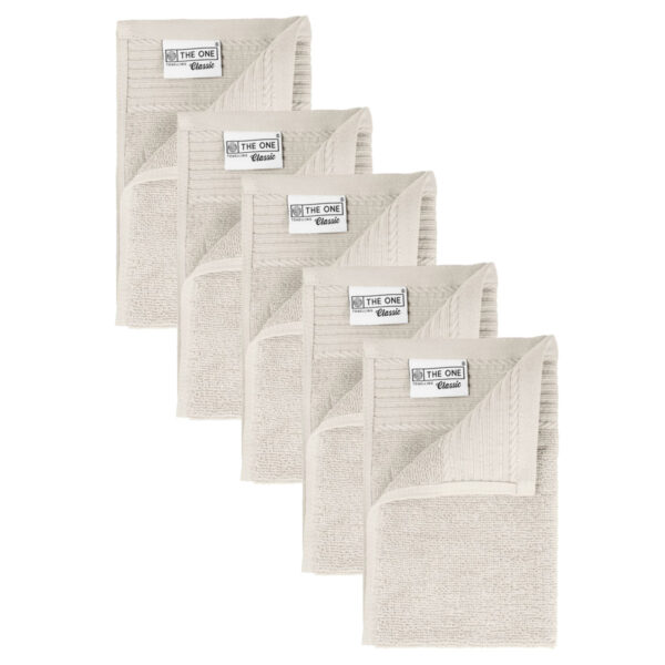 The One Gastendoek 500 gram 30x50 cm Ivory (5 stuks)