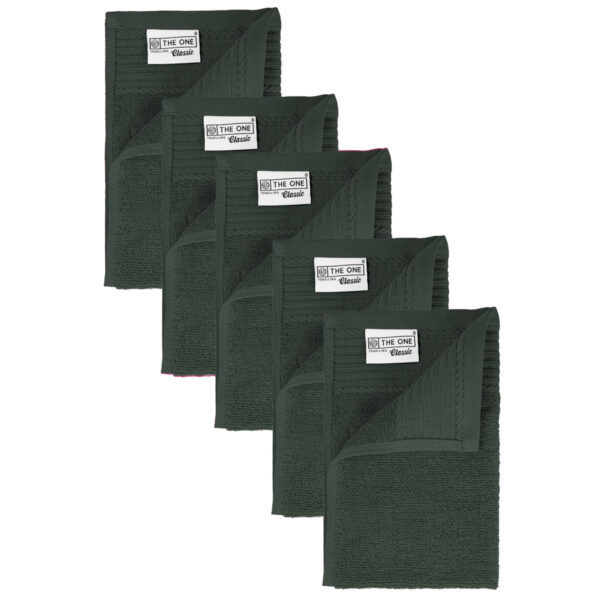 The One Gastendoek 500 gram 30x50 cm Antraciet (5 stuks)