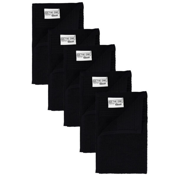 The One Gastendoek 500 gram 30x50 cm Zwart (5 stuks)