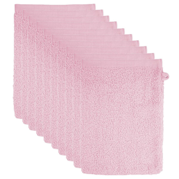 The One Washandjes Licht Roze - 10 stuks