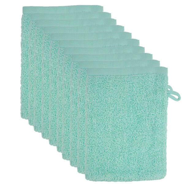 The One Washandjes Mint - 10 stuks