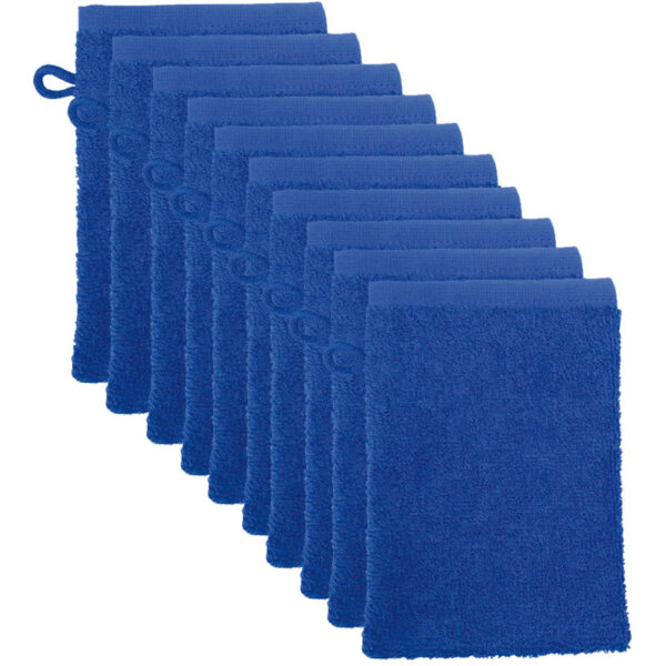 The One Washandjes Royal Blue - 10 stuks