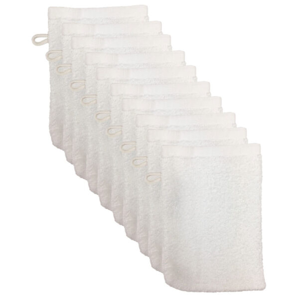 The One Washandjes Wit - 10 stuks