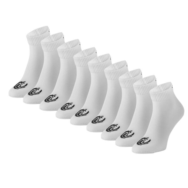 Vinnie-G Quartersokken 9-pack Wit-35/38