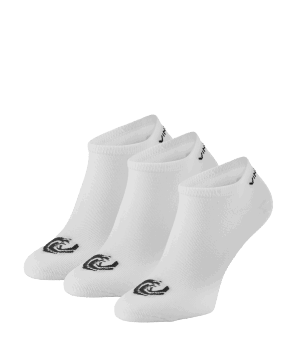 Vinnie-G Sneakersokken 3-pack Wit-35/38